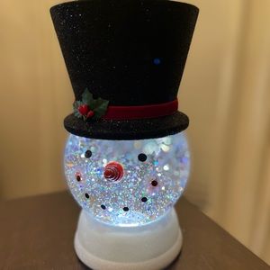 Snowman candleholder